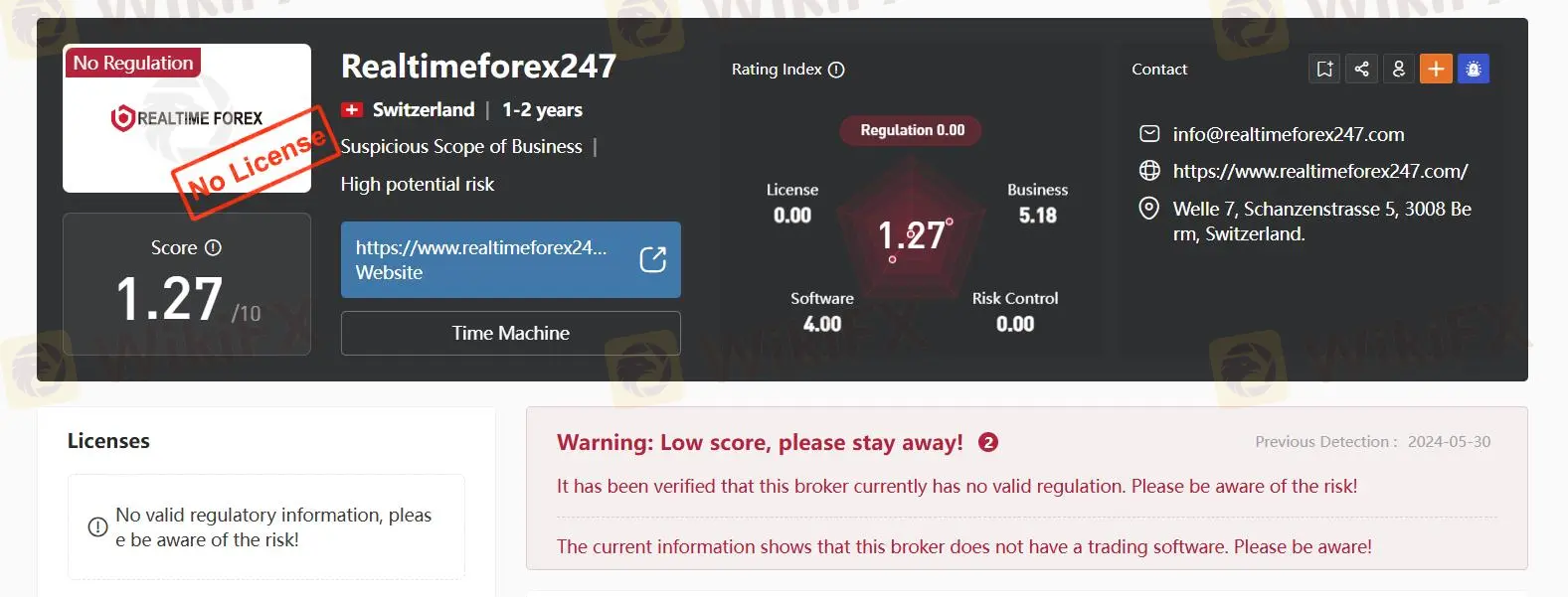 监管状况 监管状况