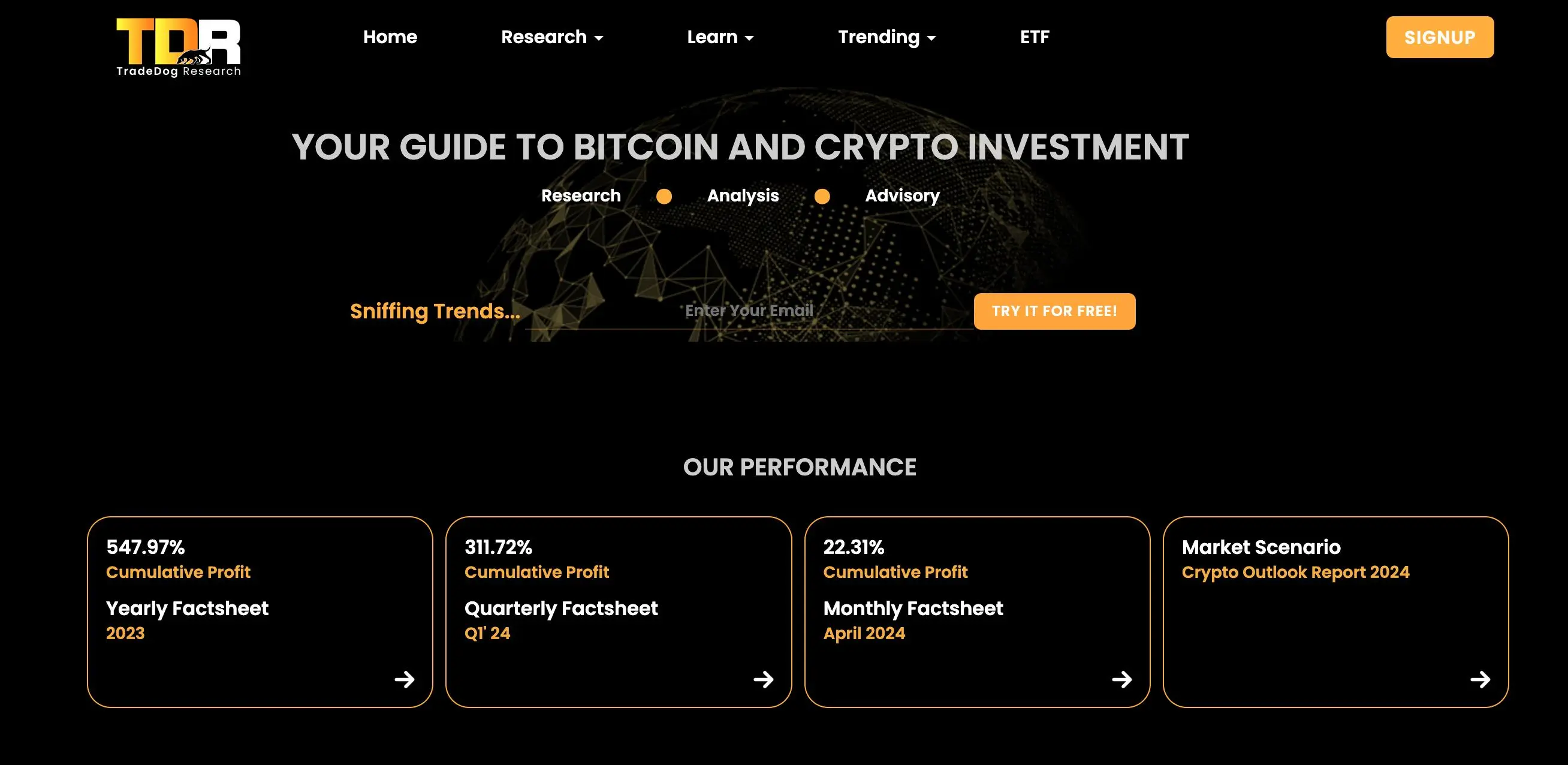 Overview of TRADEDOG.IO
