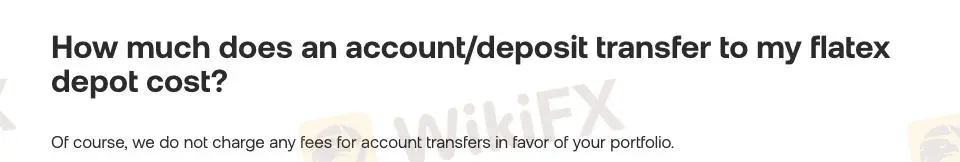 Deposit & Withdrawal