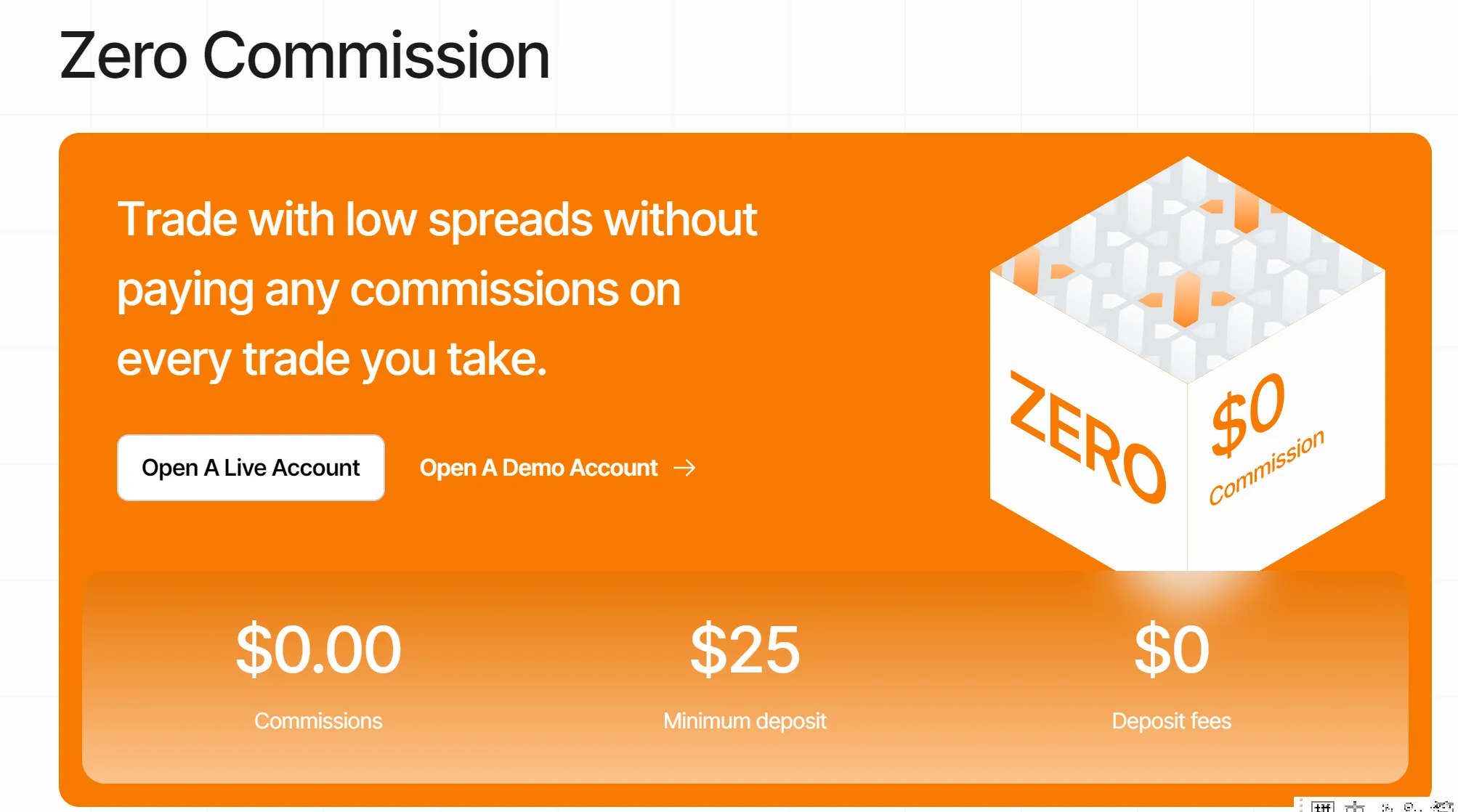 Zero Commission 帳戶