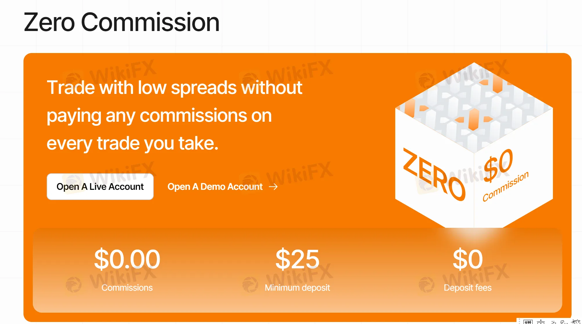 Zero Commission账户