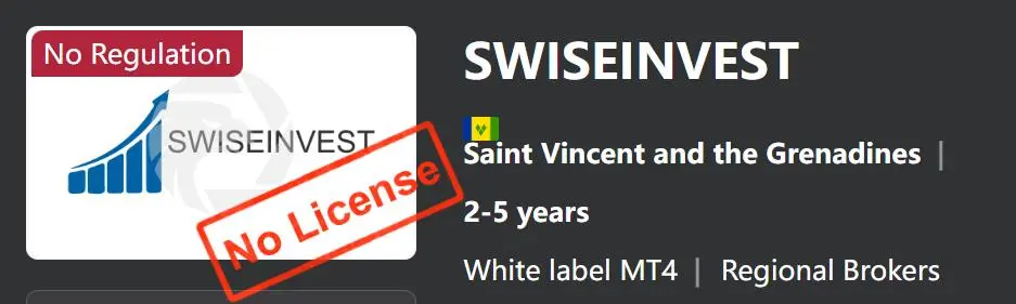 SWISEINVEST是否合法？