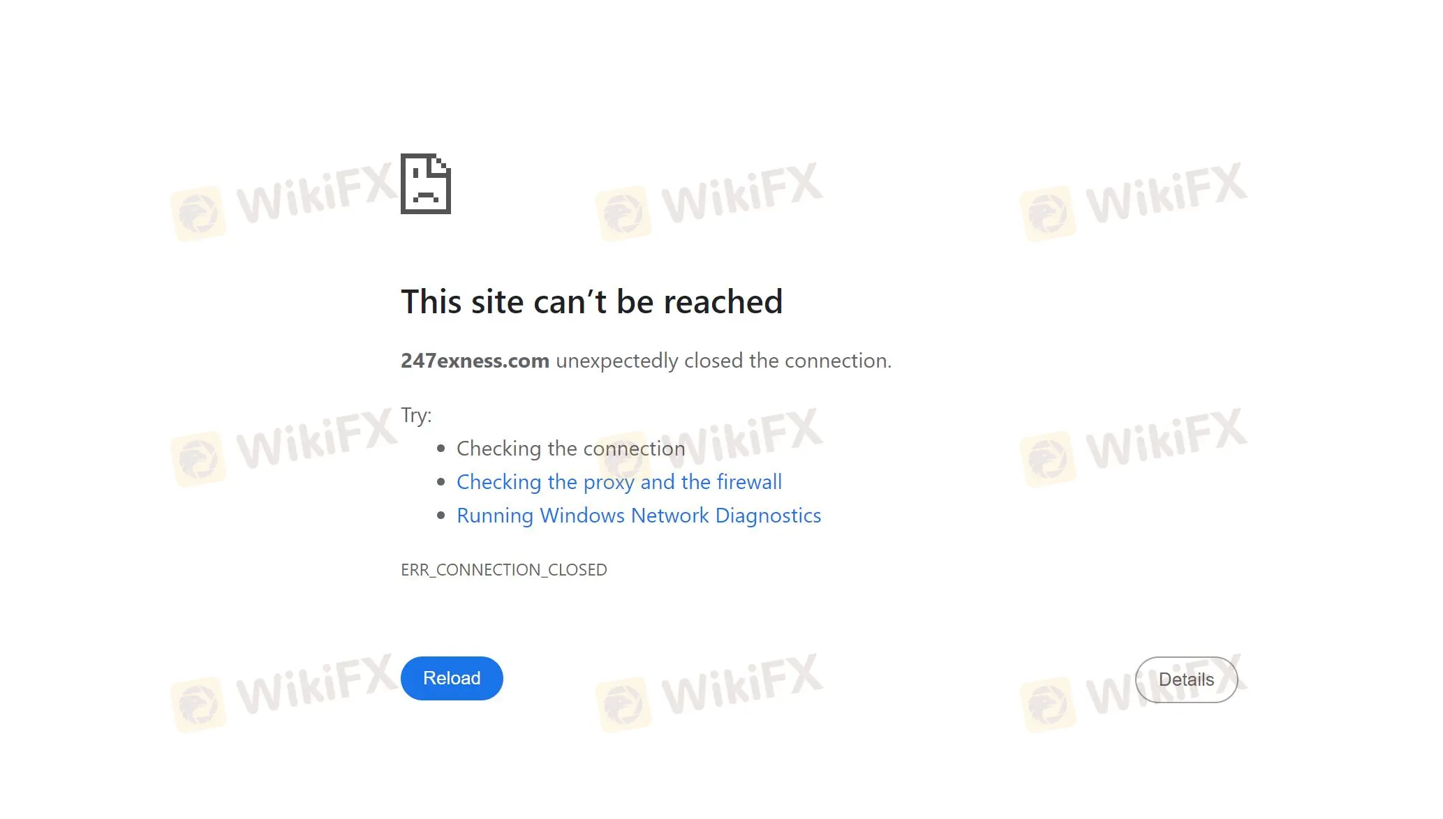 Unaccessible Website