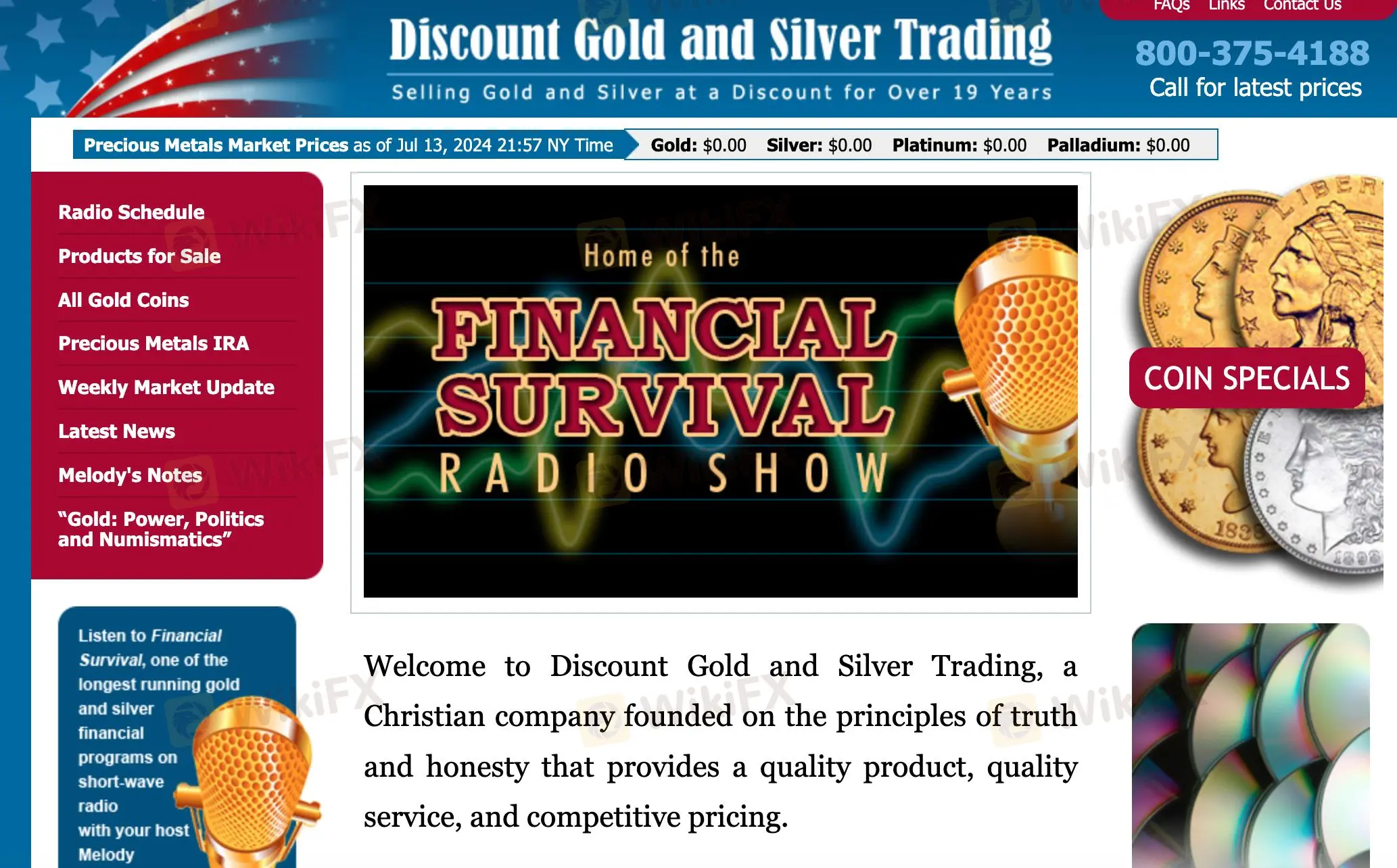 DISCOUNT GOLD AND SILVER TRADINGの概要