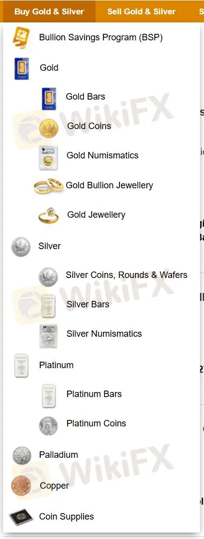 Buy/sell Gold & Silver