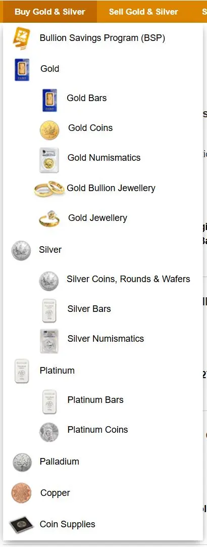 Buy/sell Gold & Silver