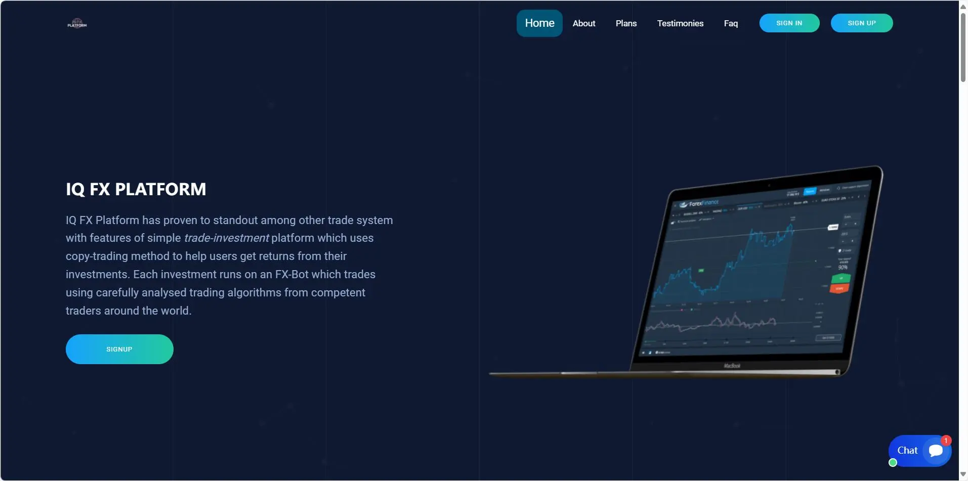 Overview of IQ FX Platform