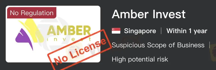 Amber Invest是否合法？