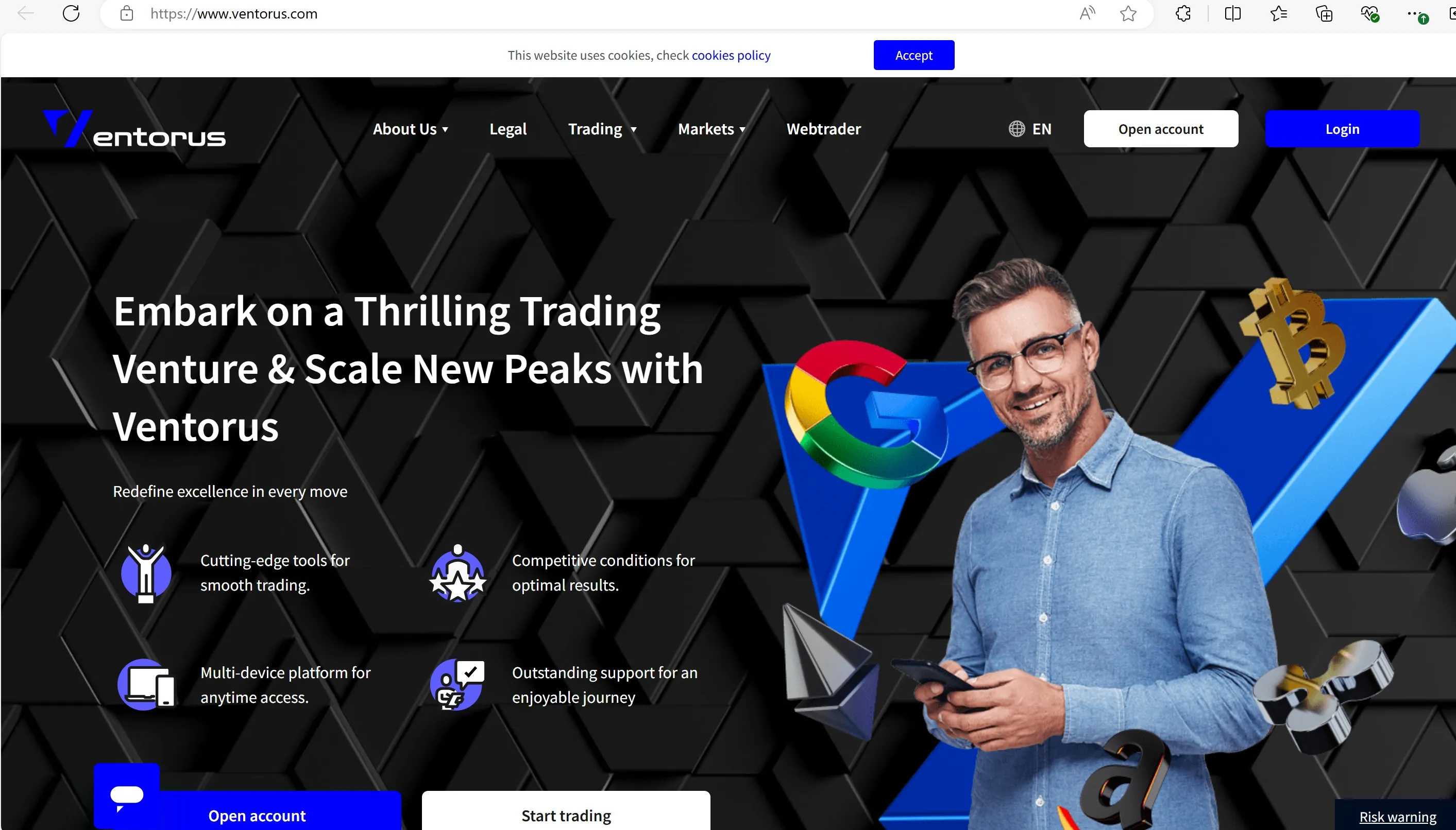 Ventorus' homepage