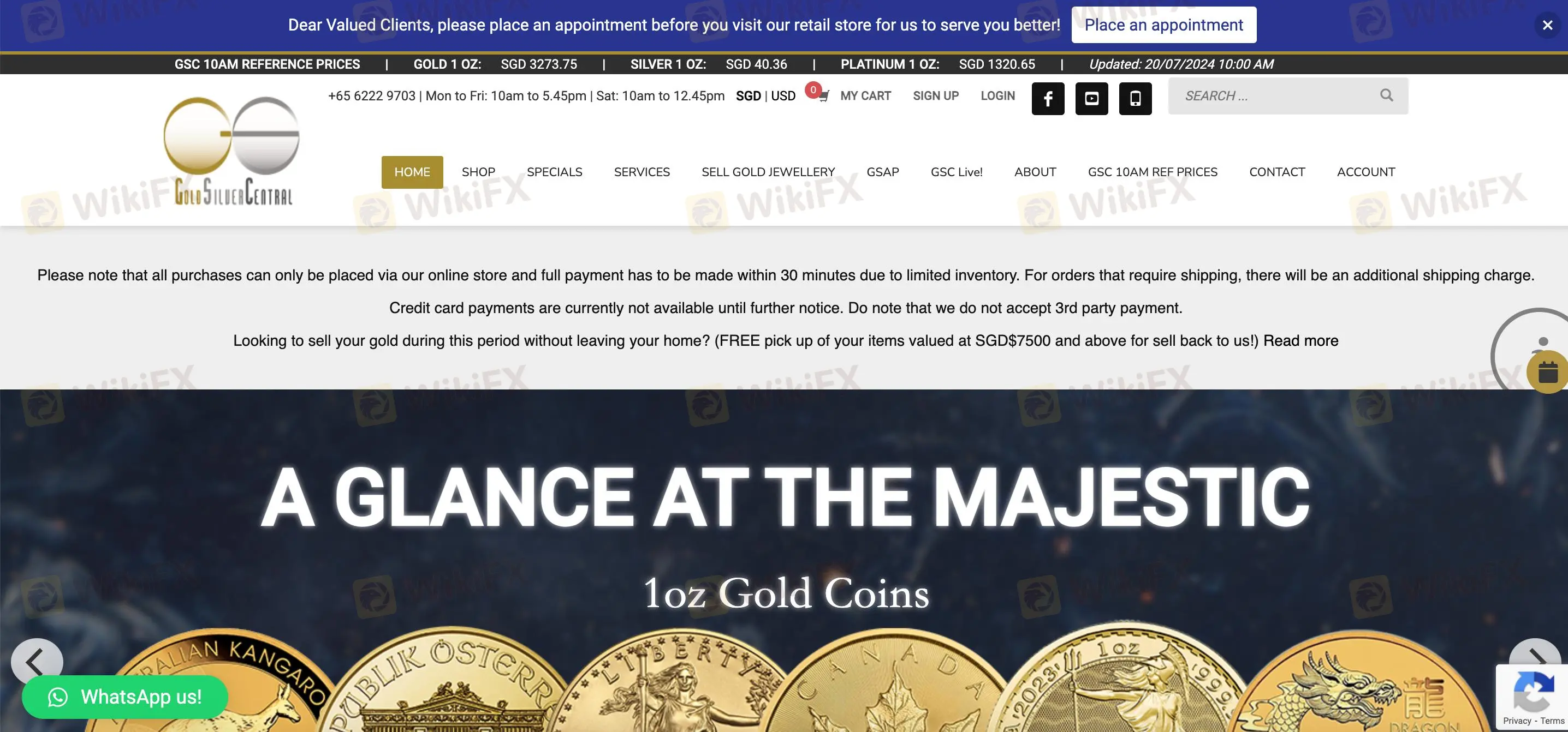 Overview of GoldSilver Central