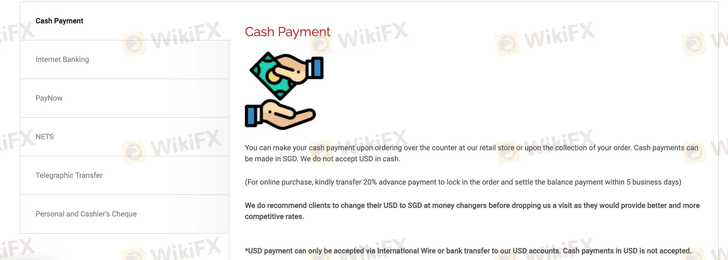 Deposit & Withdrawal