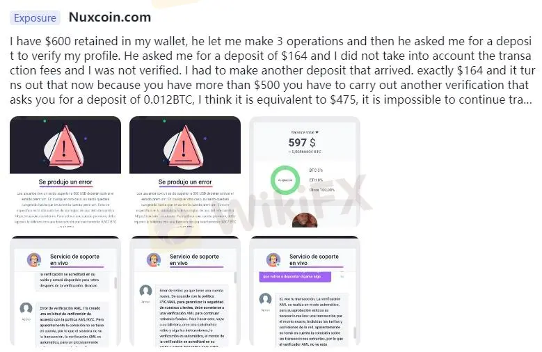 Exposure 1. Cannot withdraw