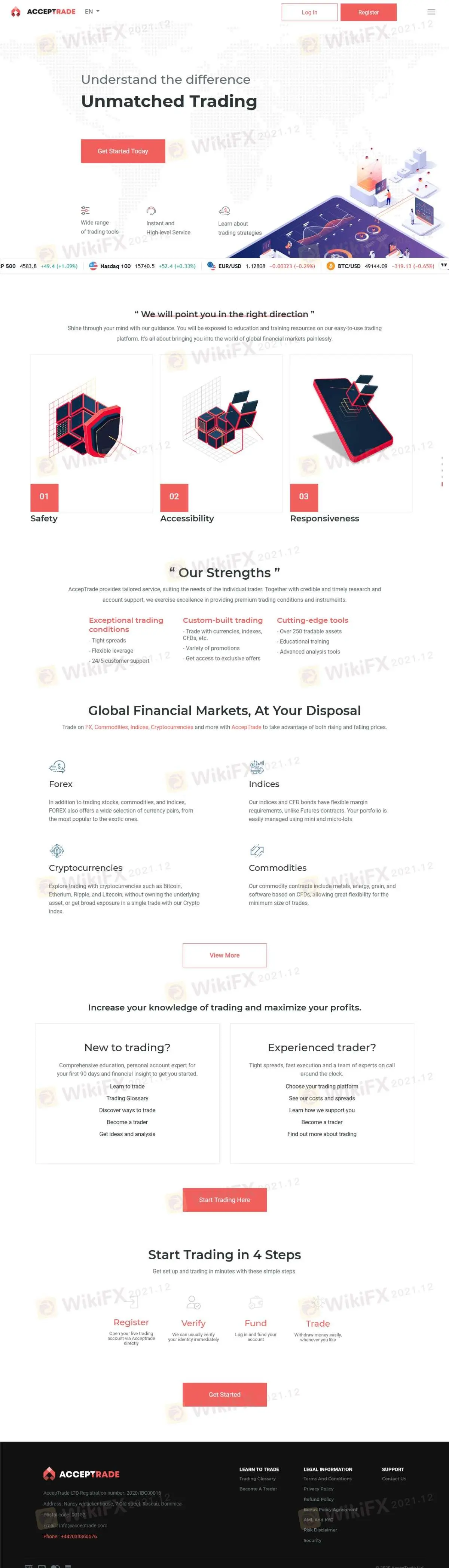 AccepTrade Information