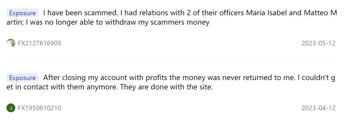 在WikiFX上的负面Europe Octa Fx评论