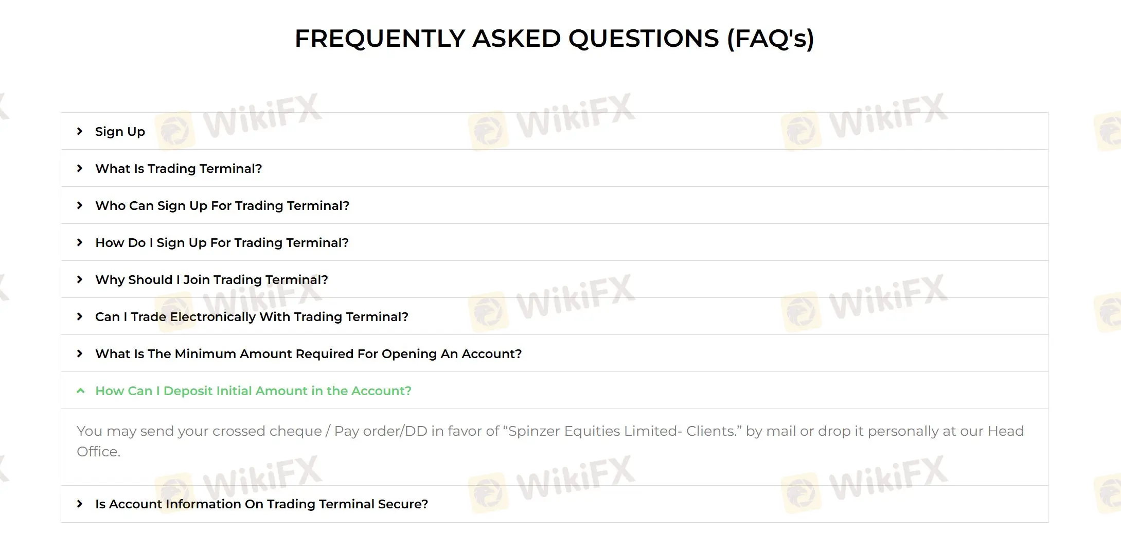 Deposit and Withdrawal Deposit and Withdrawal