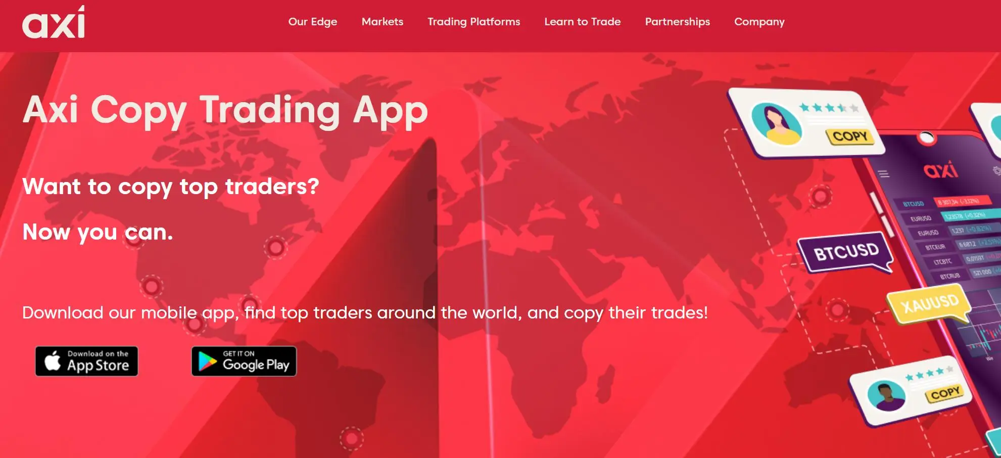 Axi Copy Trading App: