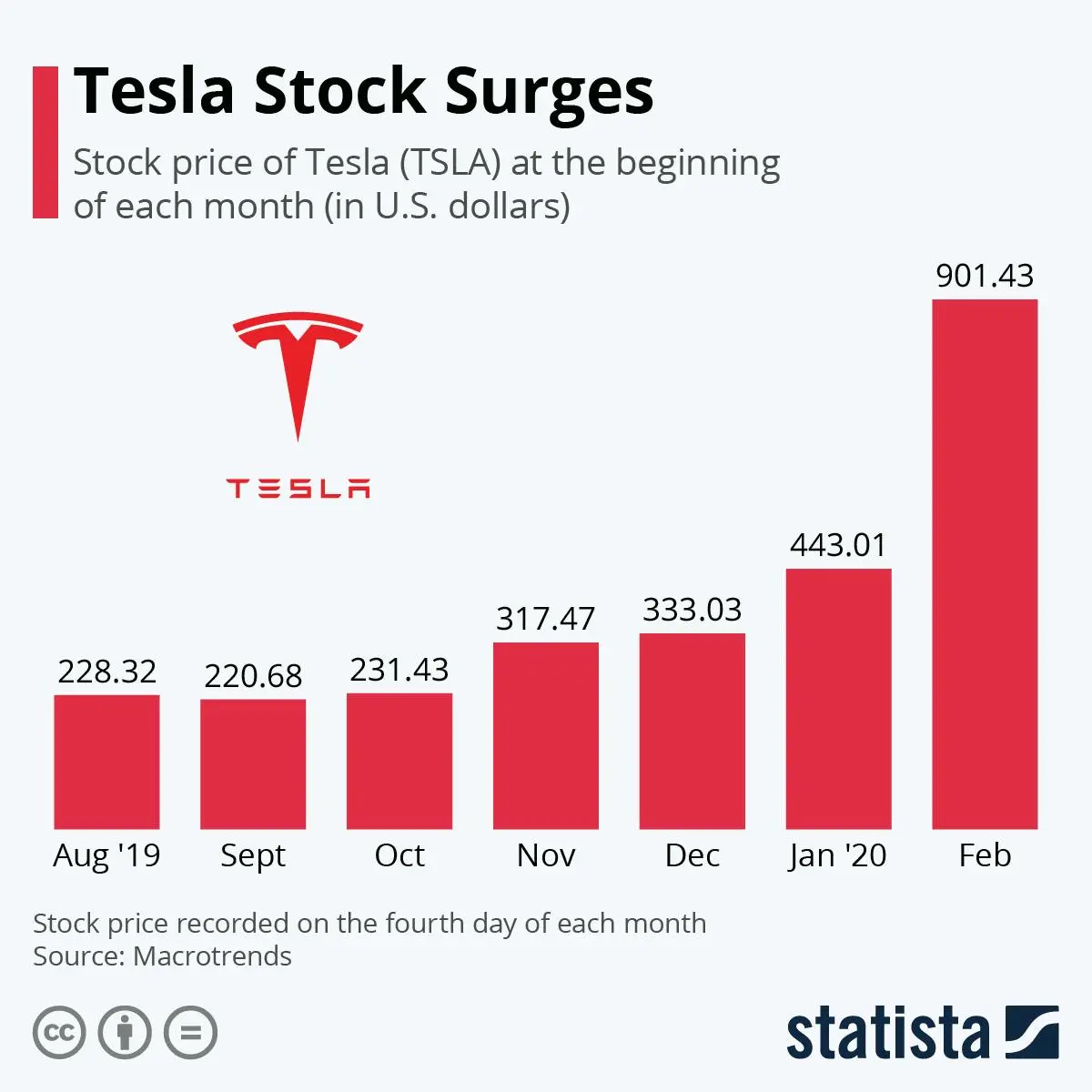 Tesla Stock Information