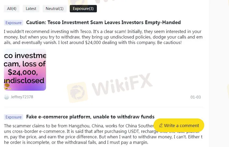 Scam Exposure