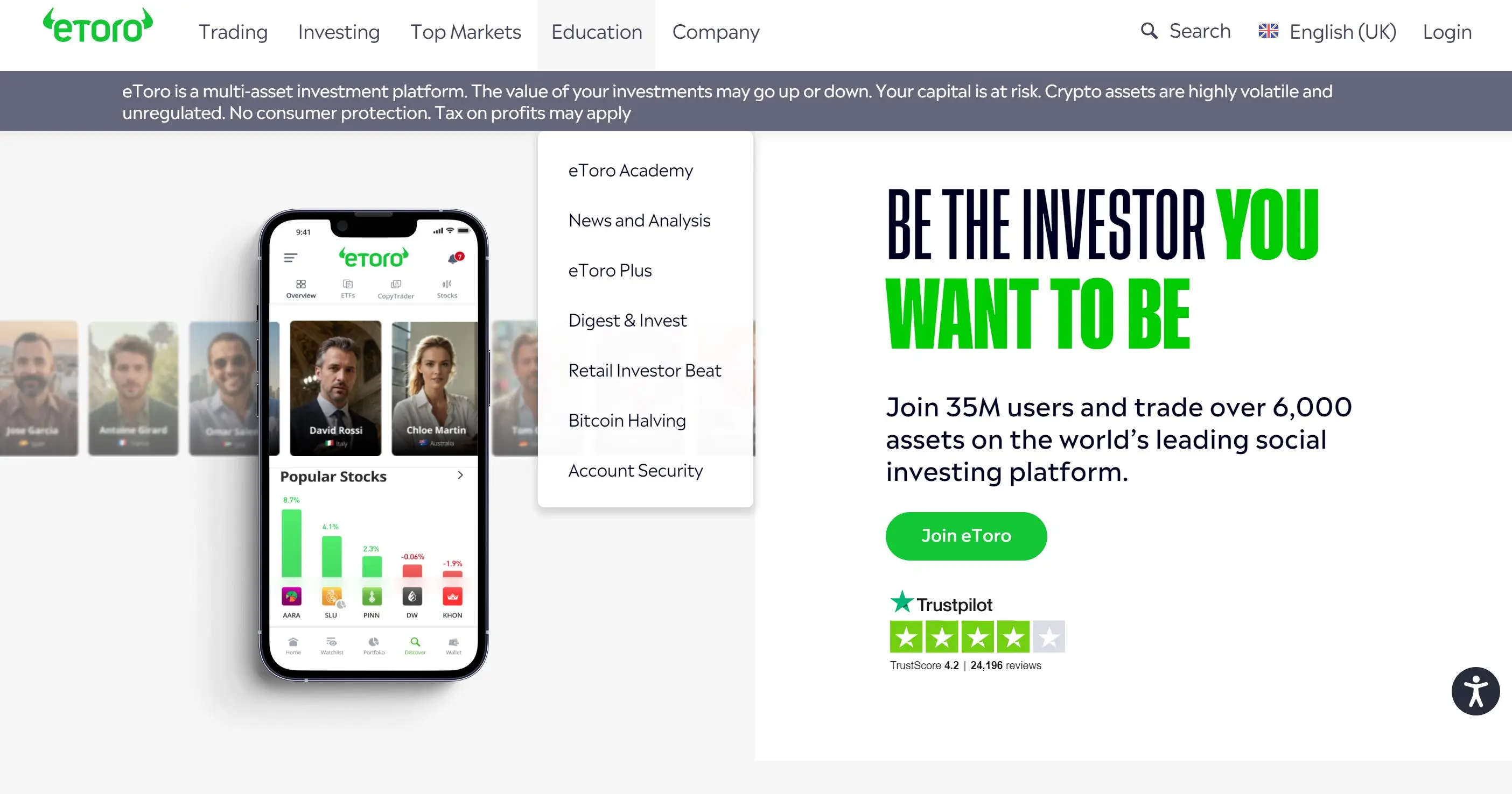etoro Education etoro Education