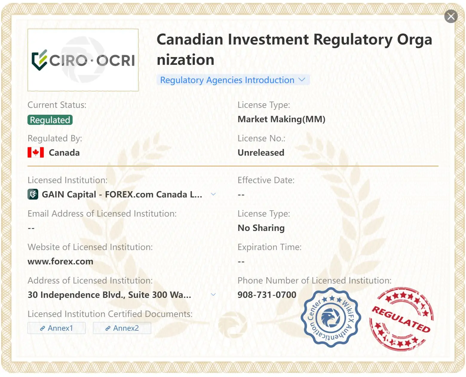 Regulated by CIRO Regulated by CIRO