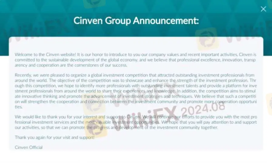 Cinven's homepage