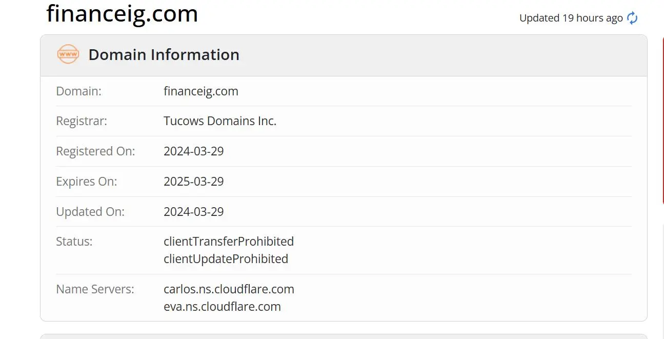Domain information