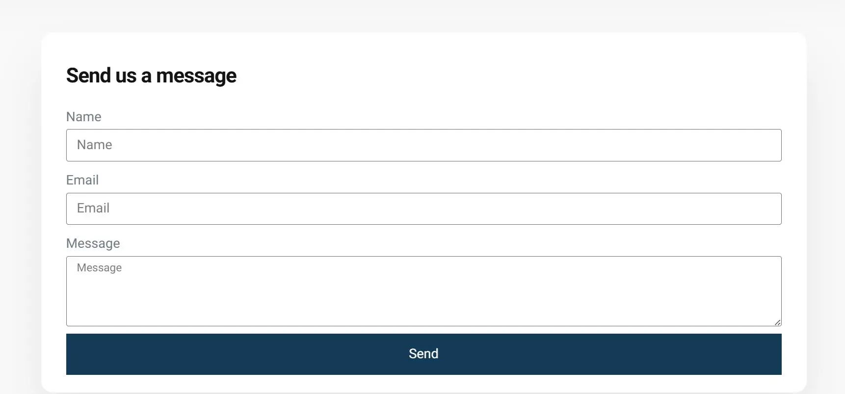 Contact form
