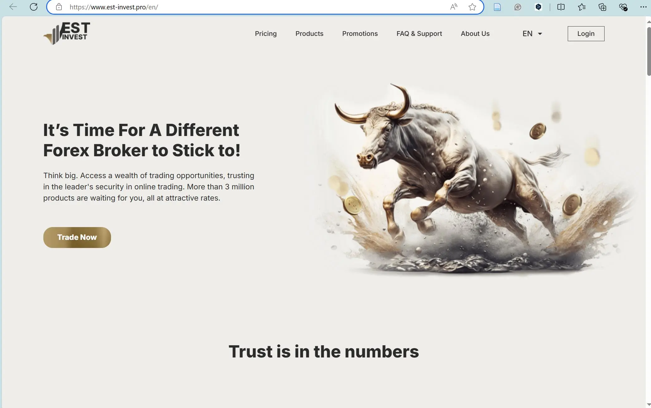 EST INVEST's homepage