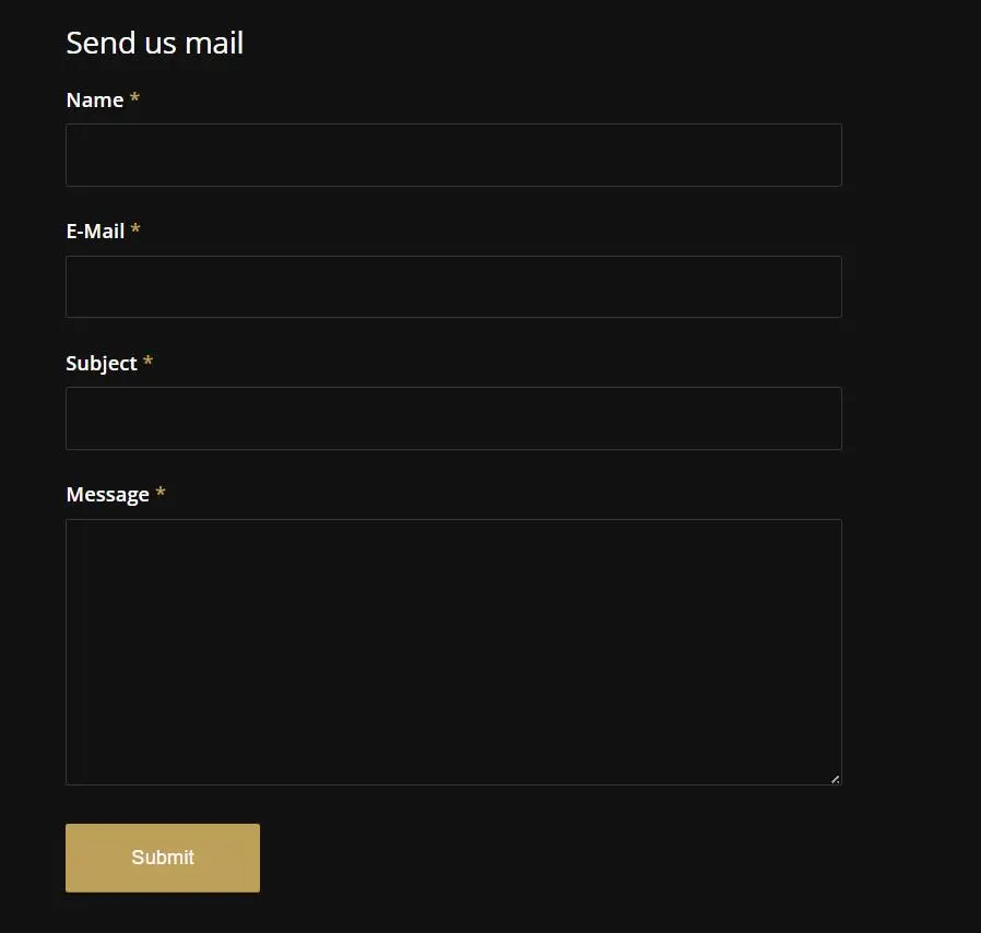 Contact info