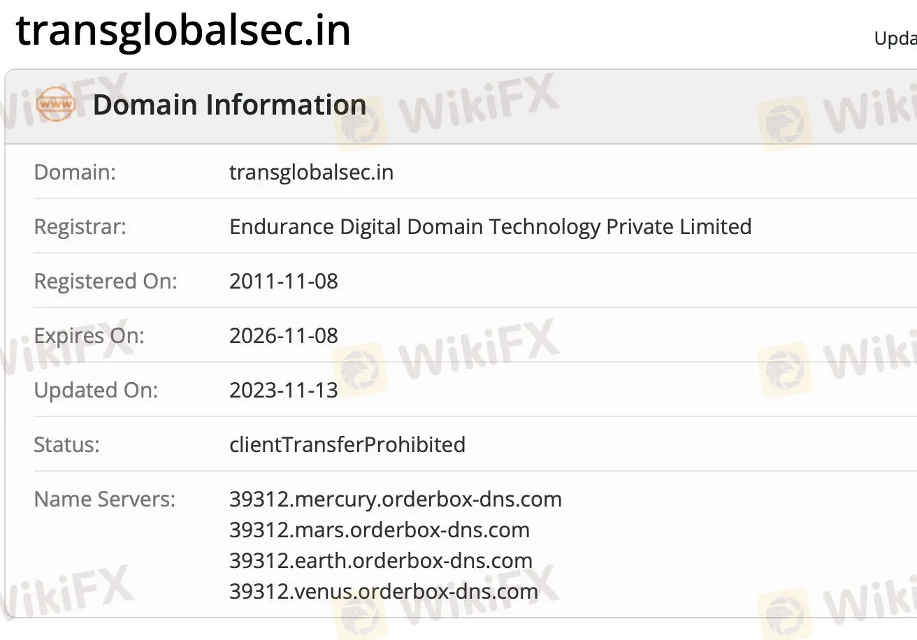 Domain information