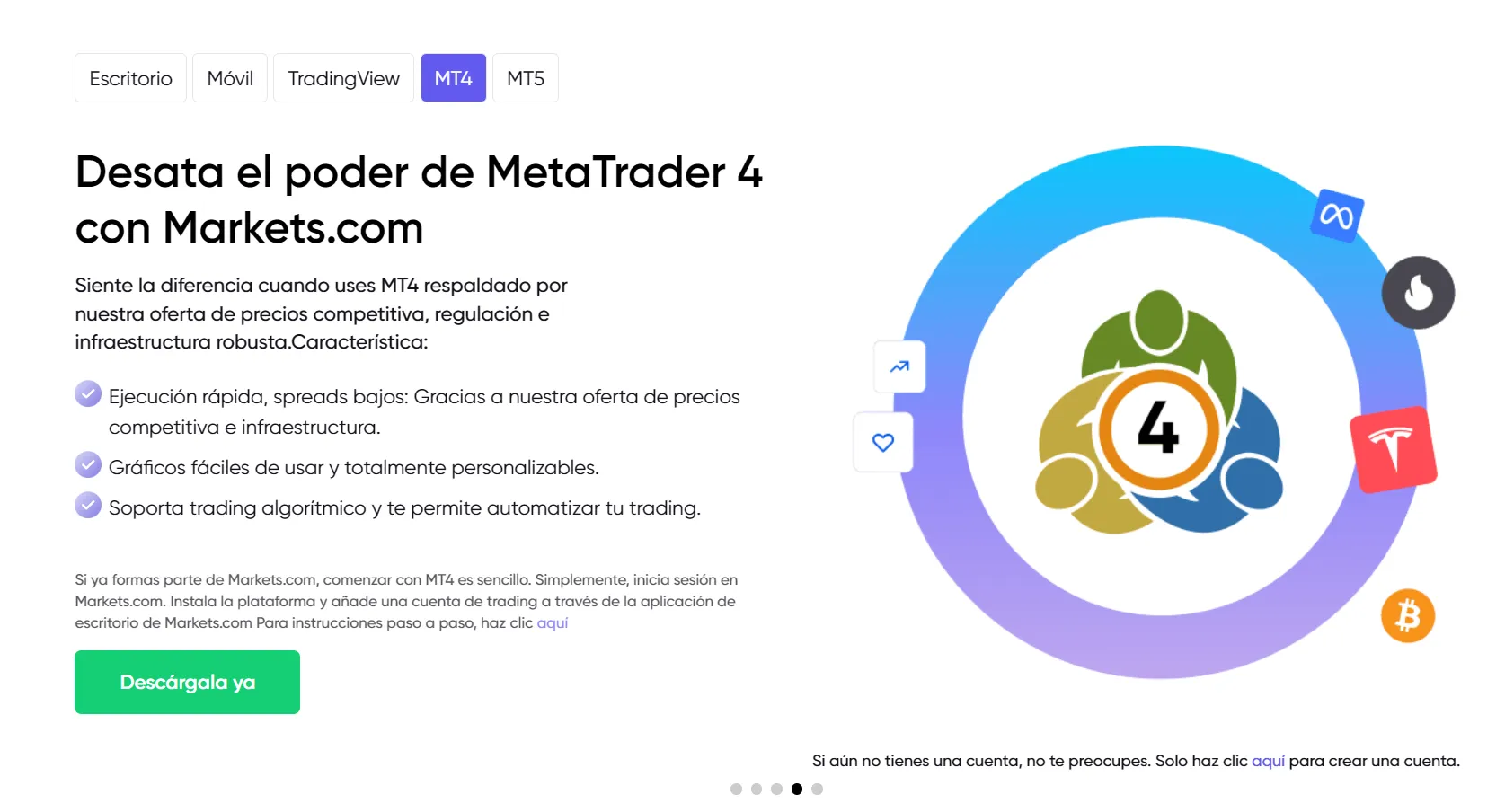 ¿Qué tipo de cuentas y plataformas están disponibles? ¿Qué tipo de cuentas y plataformas están disponibles?