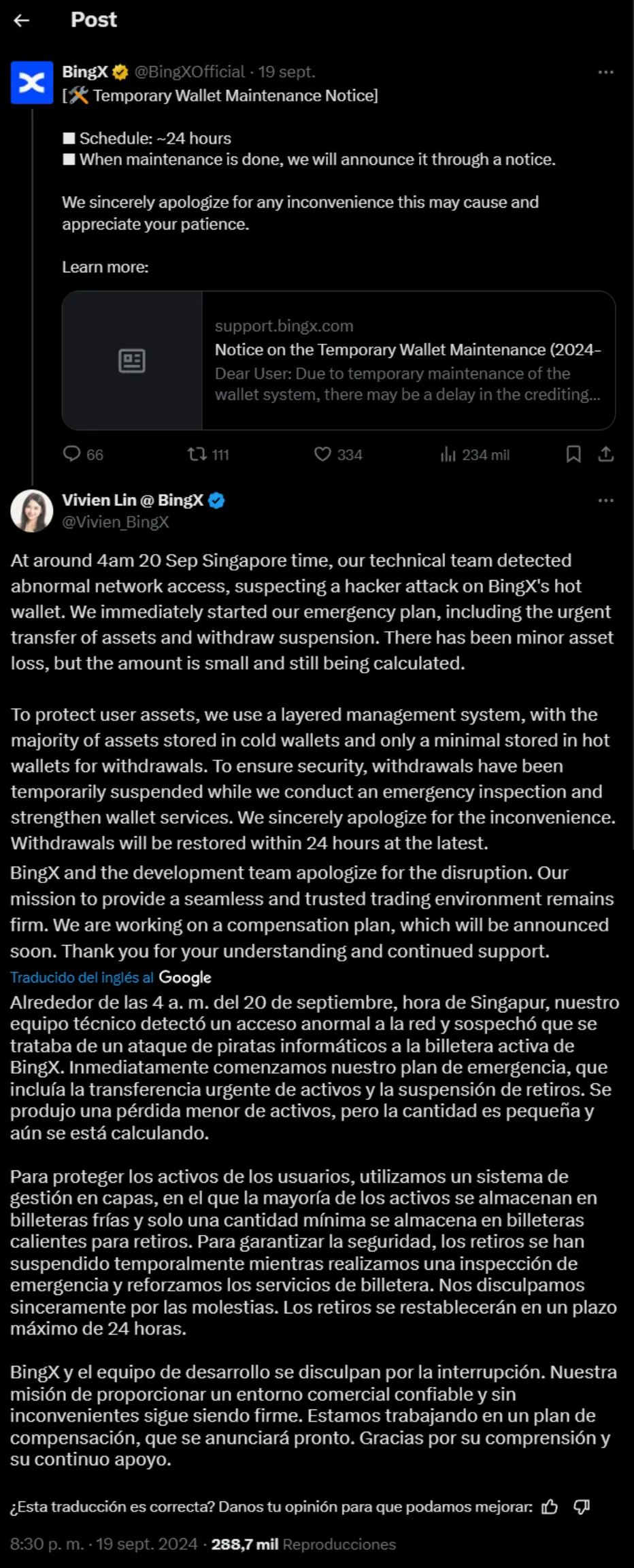 ¿Cuáles fueron las consecuencias para los usuarios de BingX?
