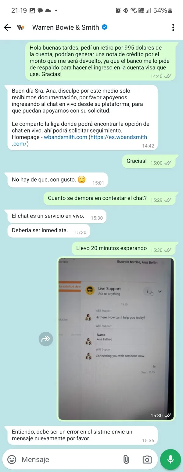 ¿Cómo llegaron los inversores a Warren Bowie & Smith?
