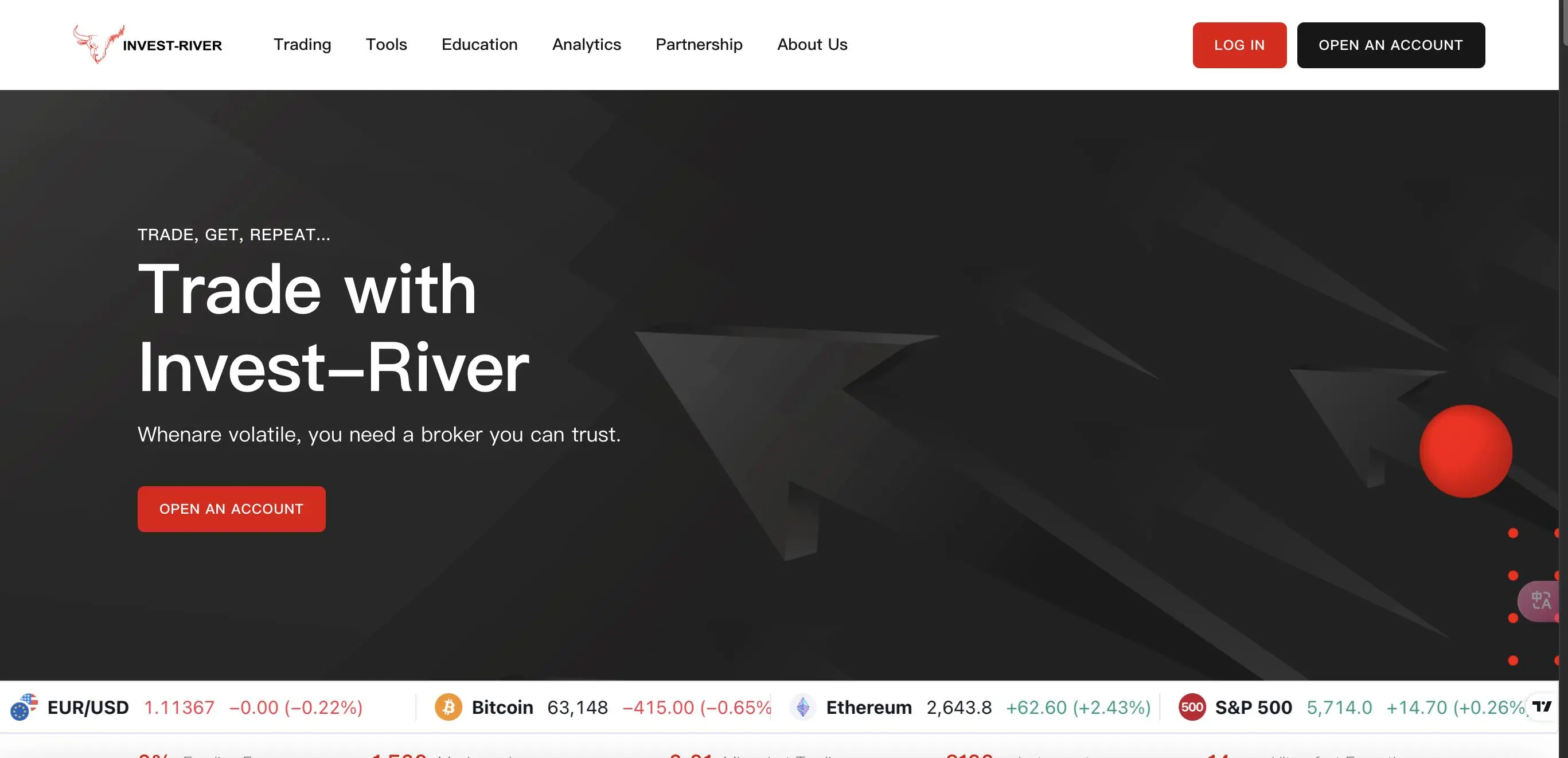 Invest-River Trading Platform