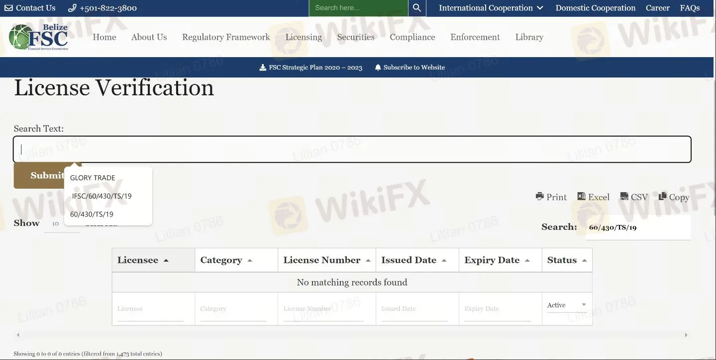 Is GLORY TRADE Legit?