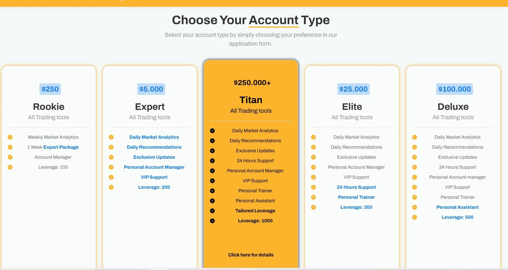 Account Type