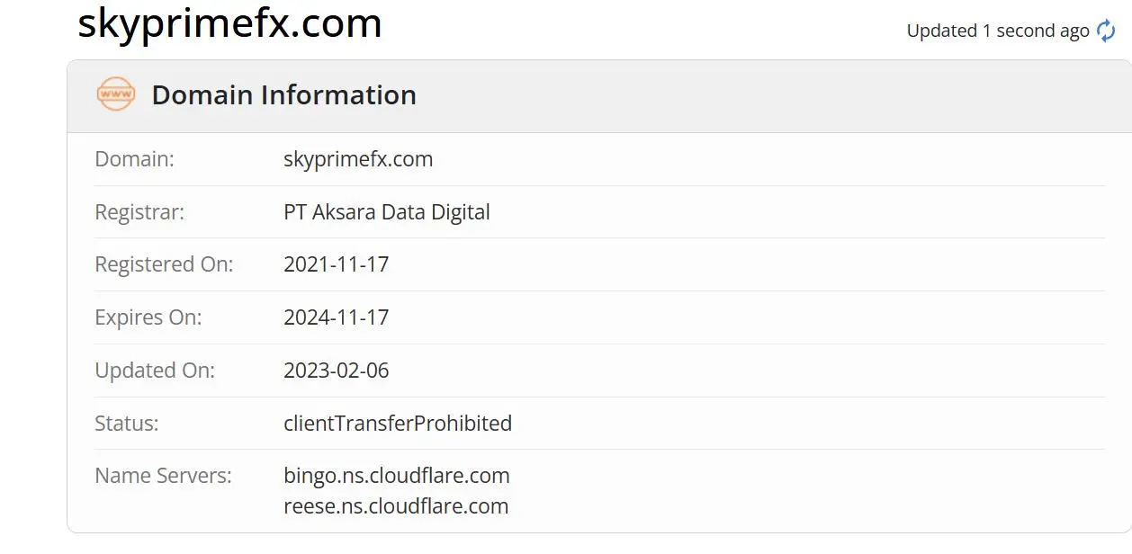 Domain information Domain information