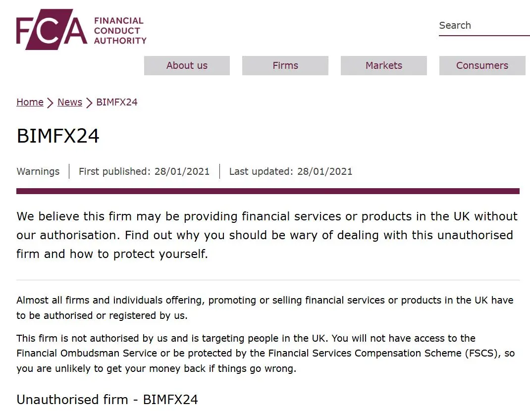 Is BIMFX24 Legit?