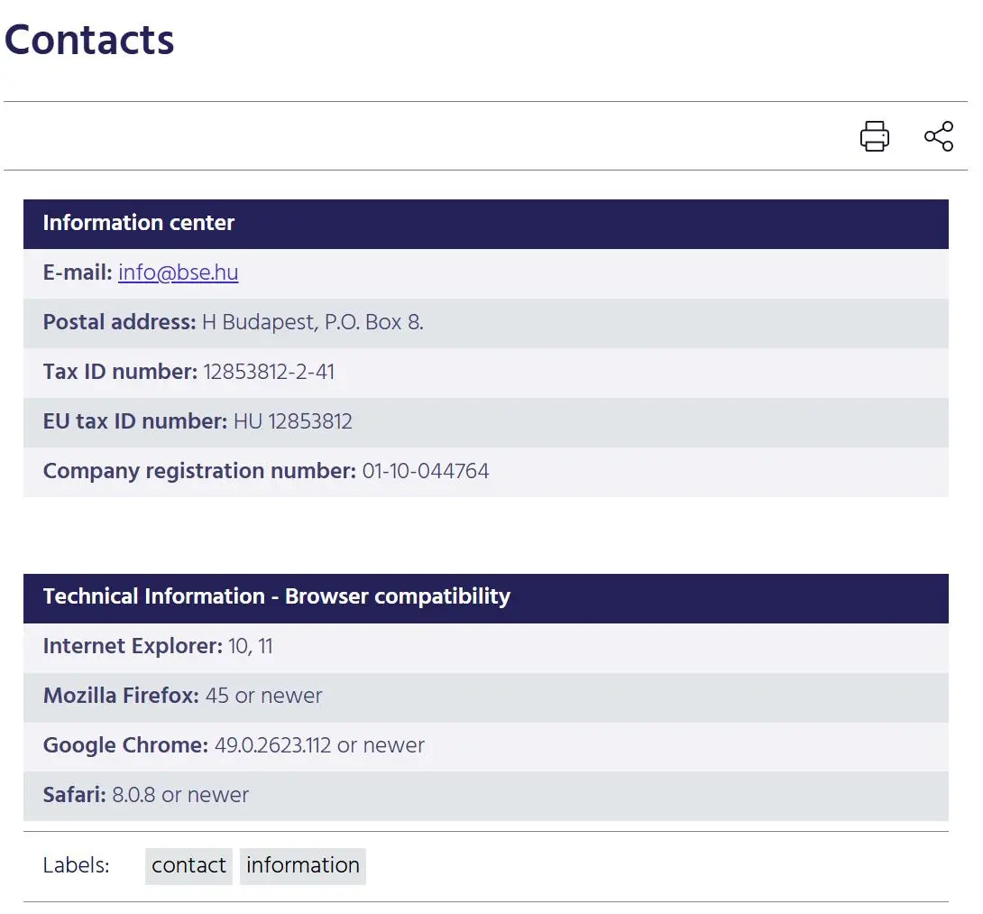Contact info
