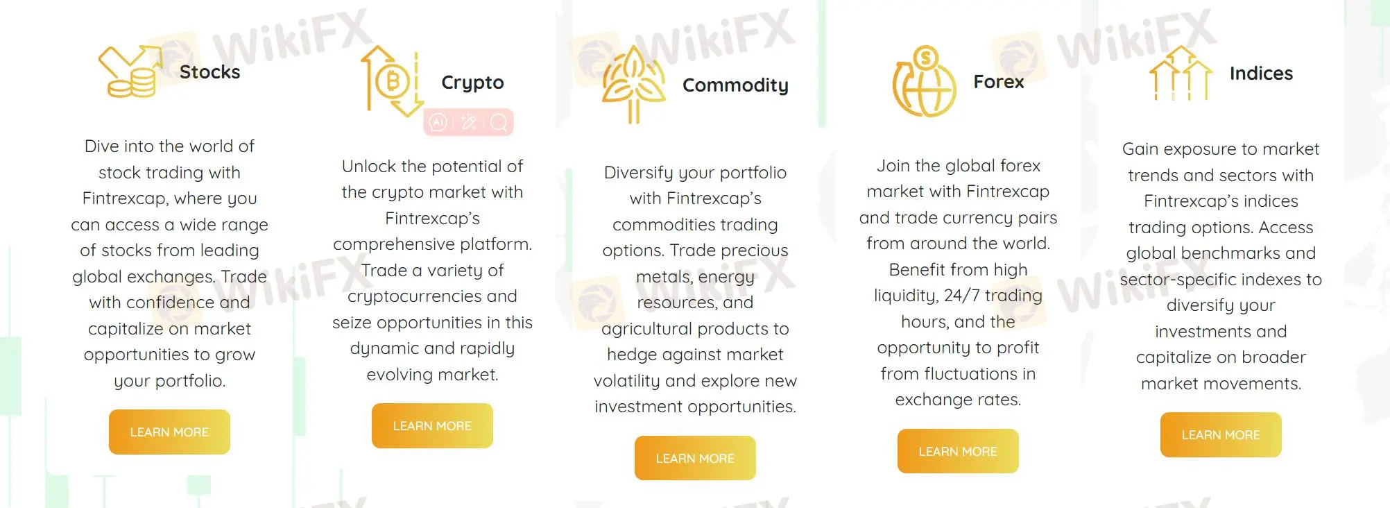 What Can I Trade on Fintrexcap?