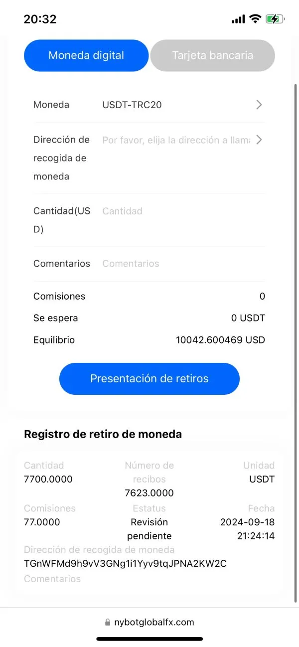 ¿Qué pasó cuando intentó retirar sus ganancias?