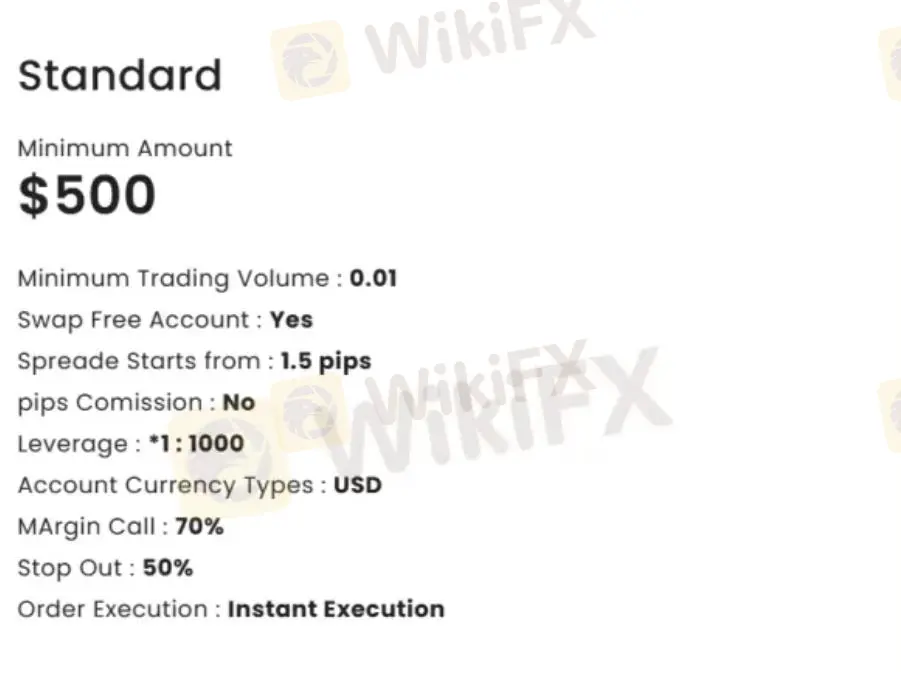 ประเภทบัญชี