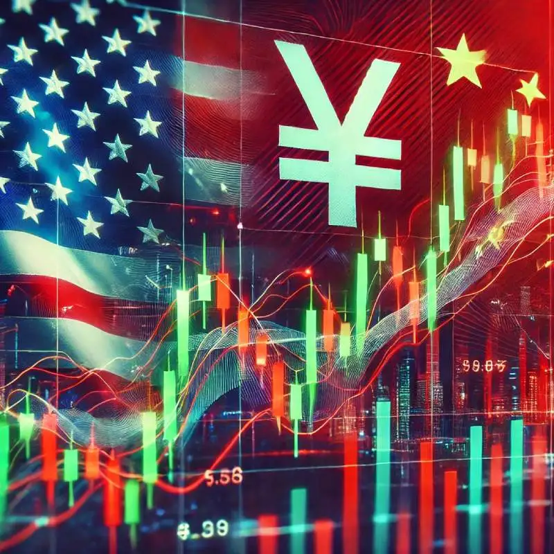 DALL·E 2024-10-15 17.11.28 - A financial chart showing the volatility of the Chinese yuan in a high-stakes global market. The chart features fluctuating currency lines in bold red (1).jpg