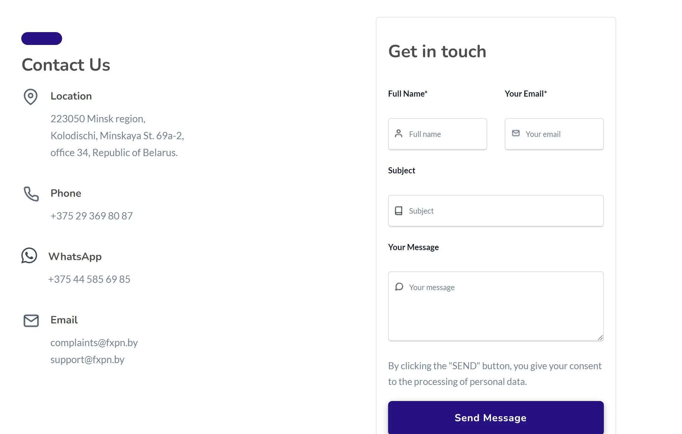 Customer Support Options