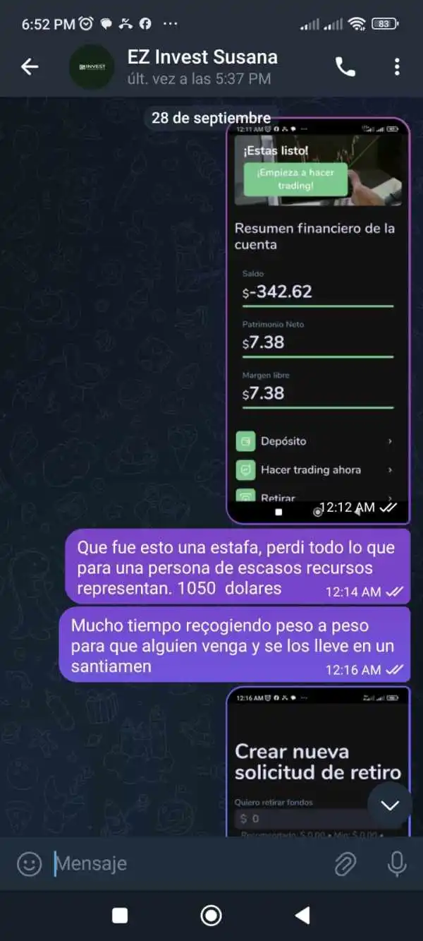 ¿Cómo comenzó la estafa con EZINVEST Global? ¿Cómo comenzó la estafa con EZINVEST Global?