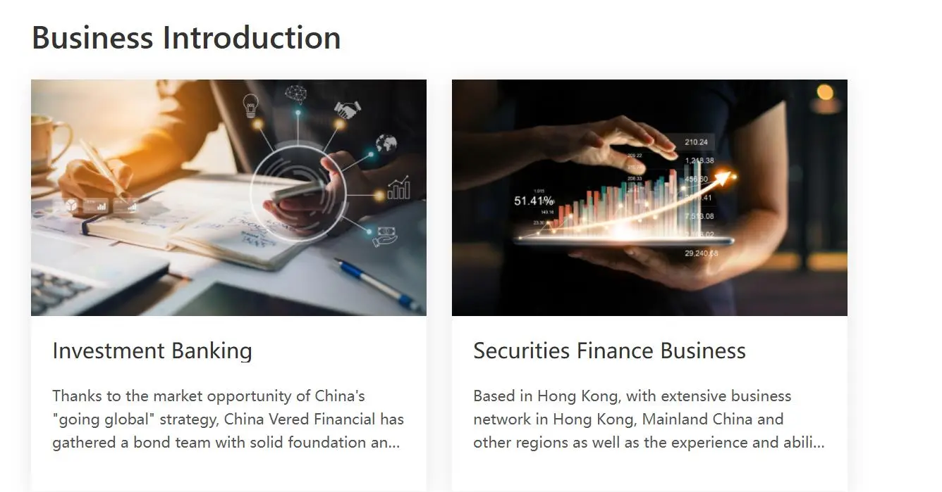 Business introduction Business introduction