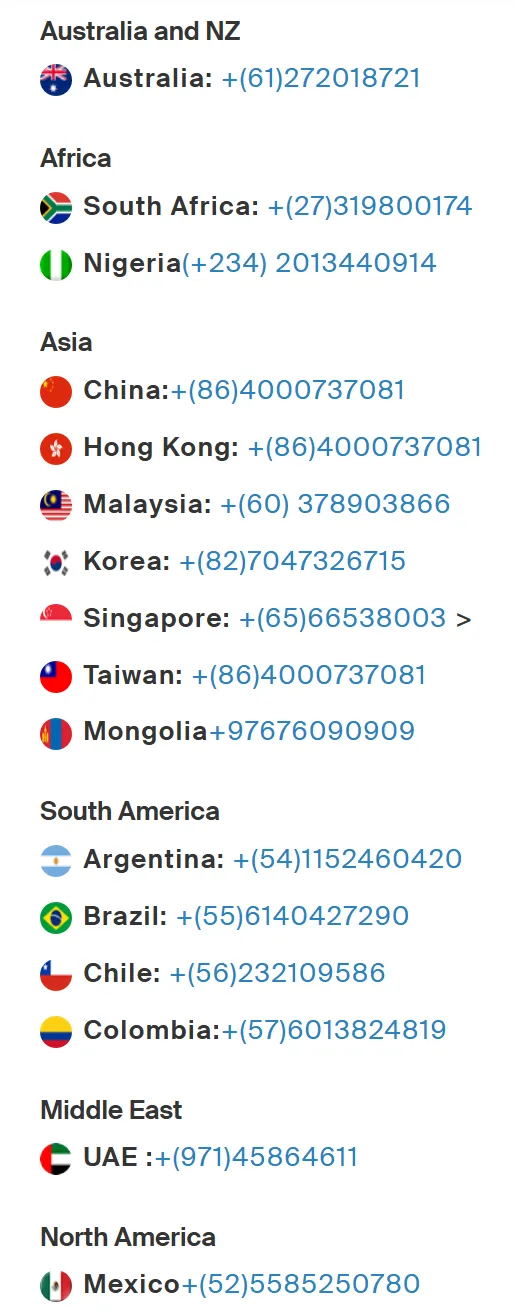 Contact info