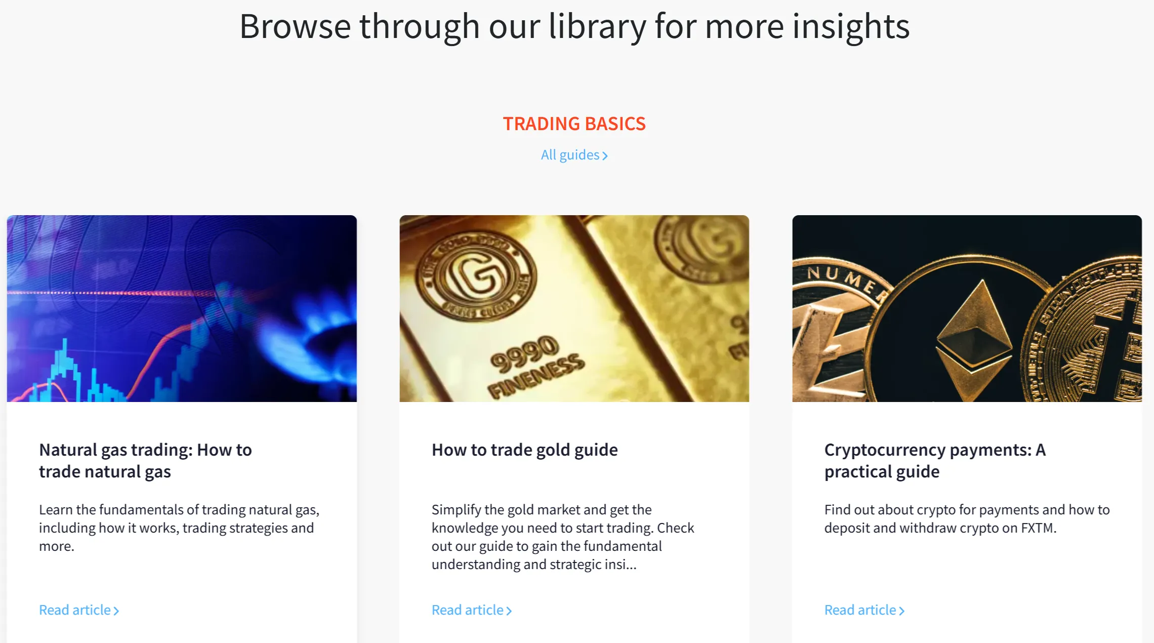 Trading basics