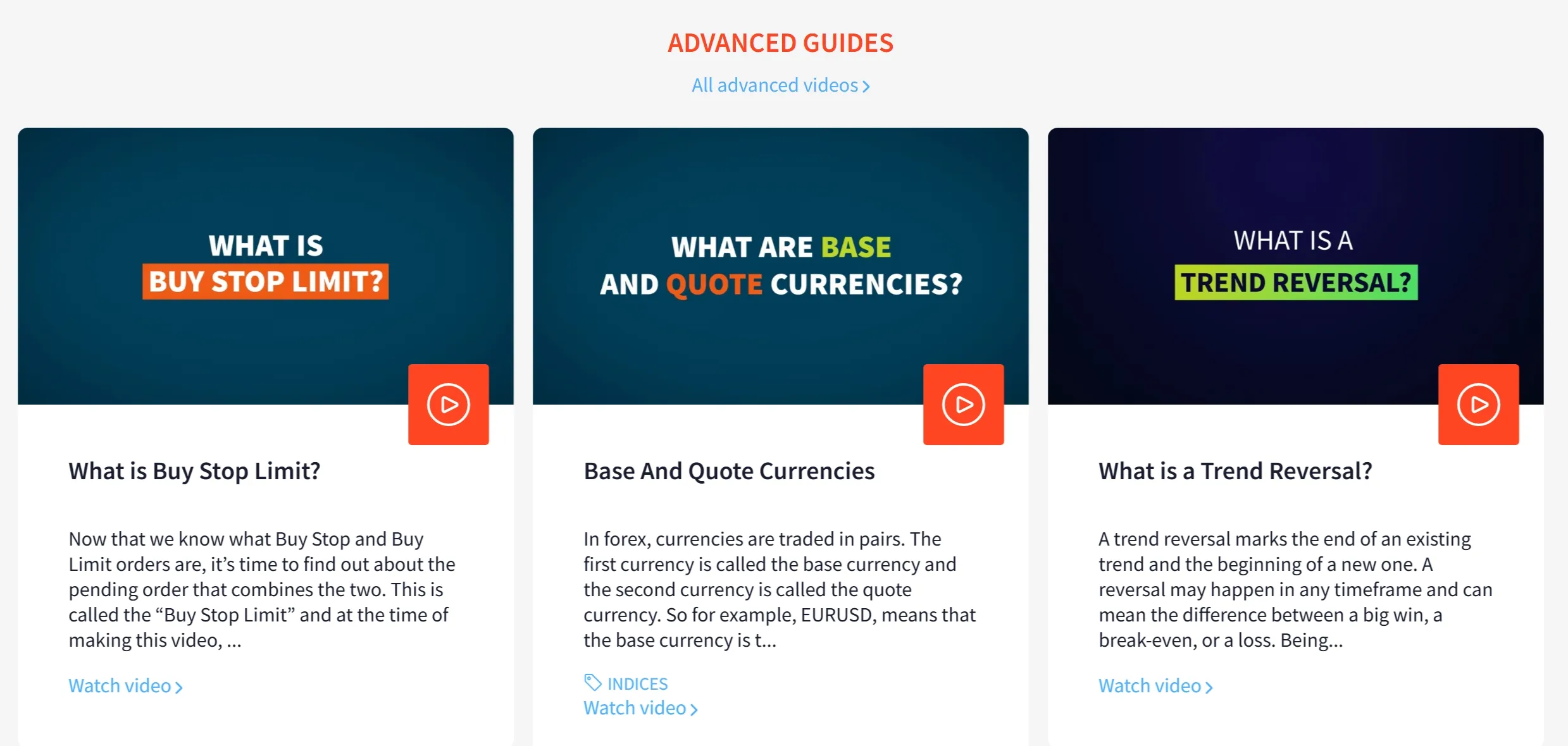 Advanced guides