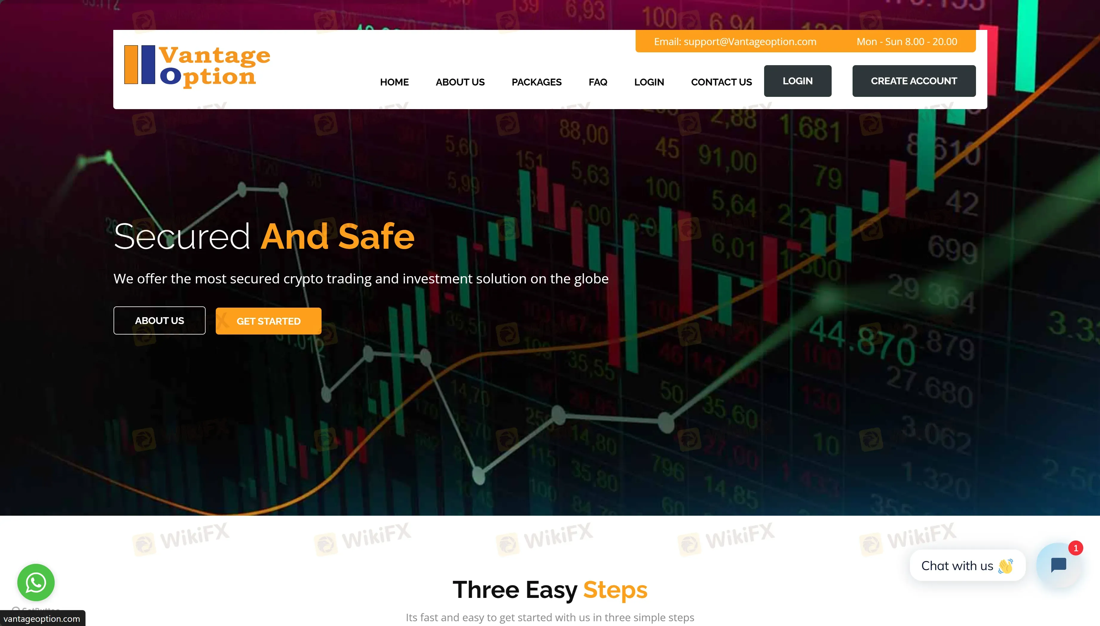 Vantageoption's homepage Vantageoption's homepage